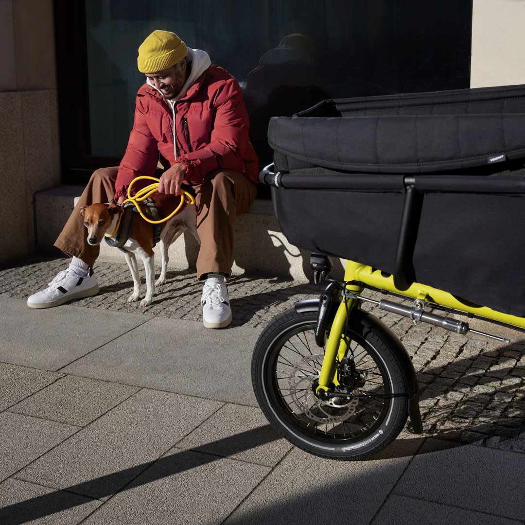 Das kompakte Lastenrad fr Hunde  YOONIT Mini Cargobike