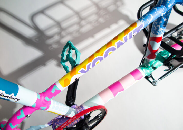 YOONIT x Curtis Bullock Frame Collab Mini Cargobike - CB04 - Detailansicht